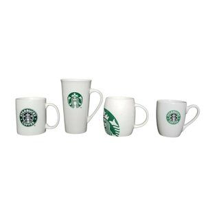 Lot Of 4 Starbucks Mugs And Tumbler With Logo